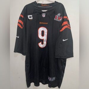 Authentic Cincinnati  Bengals NFL SuperBowl Joe Burrow Jersey